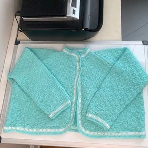 Vintage Hand Knit Sweater Baby Child